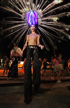 Headdress Ball 2013 photo - Duval Street, Key West